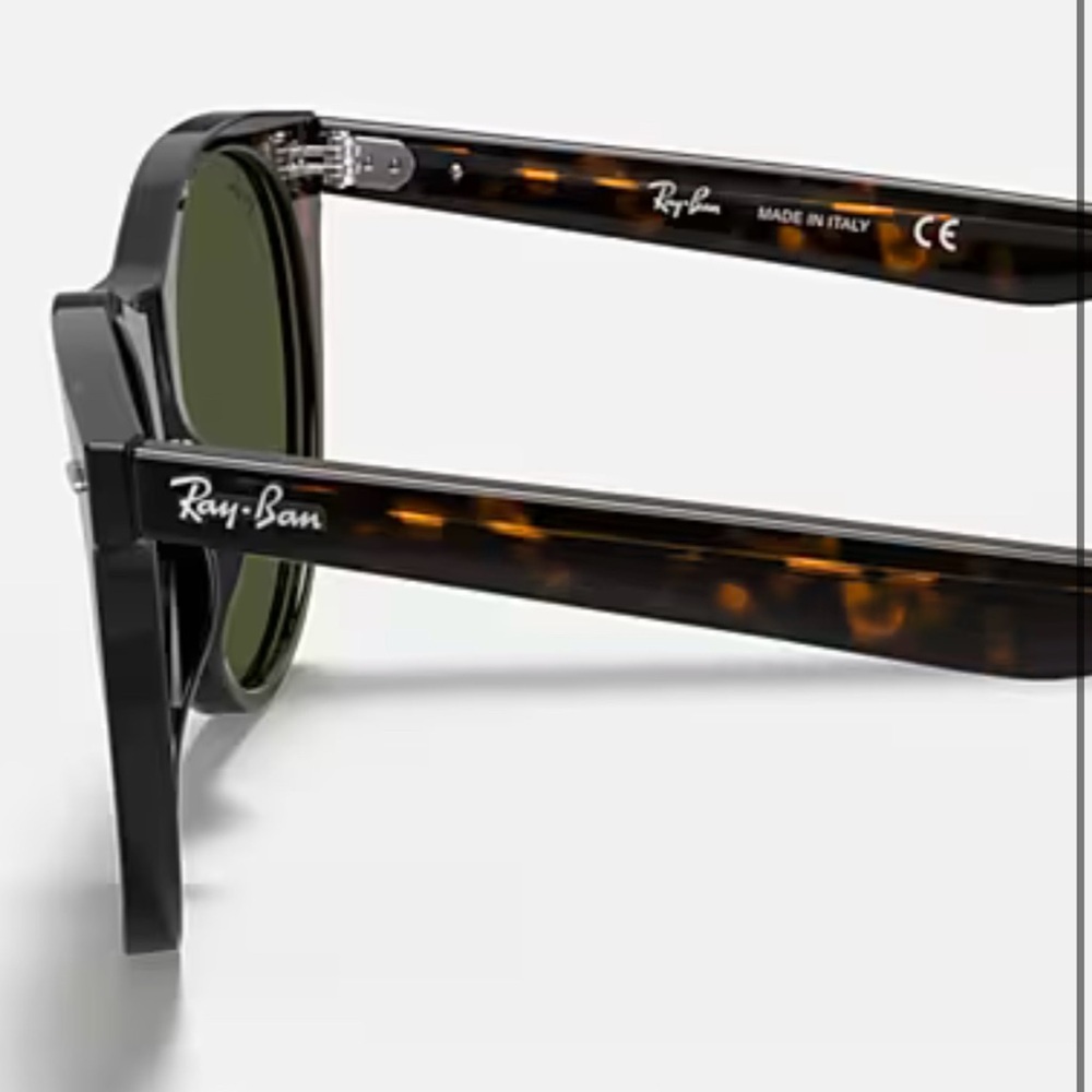 Ray-Ban Sunglasses RB2185 Tortoise Green G15 52-150 902/31 - Picture 8 of 9